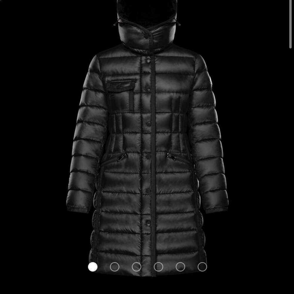 *SOLD* Moncler Hermine parka in black (size 1)